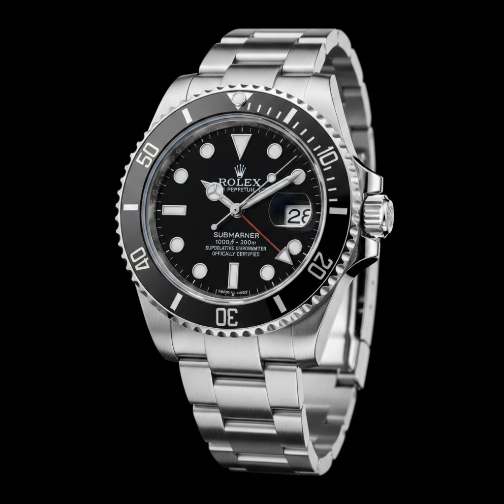 Rolex Submariner Black Bezel Black Dial