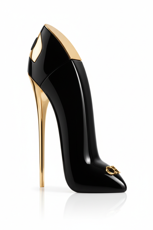 Carolina Herrera perfume bottle angled view