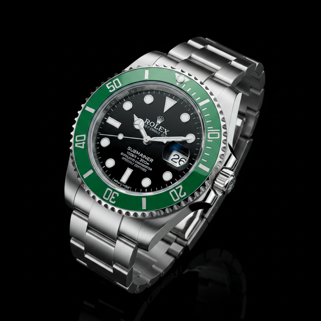 Rolex Submariner Green Bezel Black Dial